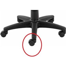 Resim Depolife Tekerlek Ofis Büro Koltuğu Tekerleği Yıldız Ayak Için Sekmanlı Te 