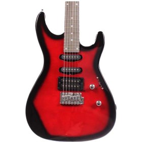 Resim Angel Aeg09-rd Transparent Wine Red Burst Elektro Gitar 