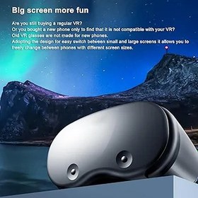 Resim Sxhlseller Sanal Gerçeklik Kulaklığı, 3D VR Goggles Gözlükleri Abs Malzemeli, Mavi Anti Ayarlanabilir Kulaklık Kaskları, Yüksek Uyarlanabilirlik, Öğrenci Ve Nesne Mesafesi Ayarı 