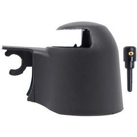 Resim D-vw Touran 1 T 2003 - 2009 2010 Arka Cam Pencere Sileceği Bıçak Kolu Rocker Cıvata Kapağı Kapağı Yıkama Jet Memesi Değiştirme 