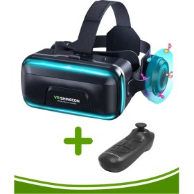 Resim VR SHINECON 6.0 Sanal Gerçeklik Gözlüğü – Bluetooth Kumandalı, Ayarlanabilir Lensli, ABS Gövdeli, Tüm Akıllı Telefonlarla Uyumlu 