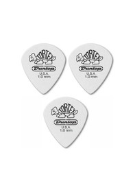 Resim Jim Dunlop 478r1 3 Adet Beyaz Gitar Penası 1 Mm Tortex White Jazz Iıı 