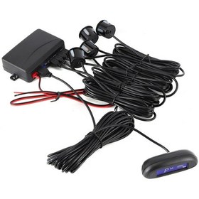 Resim Wezone Araç Geri Vites Radar Sistemi, Led Ekranlı 4 Sensörlü, Otomatik Kontrol, Su Geçirmez Abs Malzeme, 0.3-2m Algılama Aralığı 