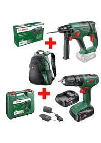 Resim Bosch Easyımpact 18V-40 2x2Ah + Bosch 18V Kırıcı Aküsüz + Çanta 