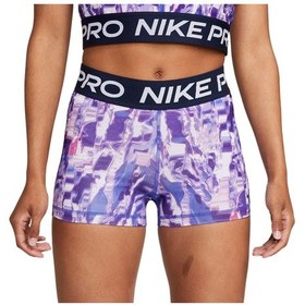 Resim Dri-fıt Women's Mid-rise All-over Print Shorts Dq5573-430 Kadin Pro Tayt Desenli 