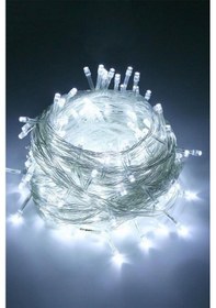 Resim Tedaks 100 Ledli 8 Fonksiyonlu 10 Metre Led Aydınlatma Dekor Lambası Beyaz Beyaz 