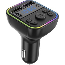 Resim Genel Markalar Winex G39 Fm Handsfree Bluetooth Modülatör MP3 Player Type-C Çıkışlı Araç Şarj Aleti 