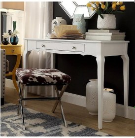 Resim Wooding 120 Cm Masif Beyaz Lake Bonamy Çalışma Masası Beyaz 