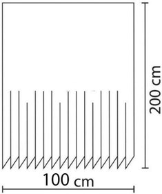 Resim Günce Banyo Duş Perdesi 4352 Tek Kanat 1X100x200 