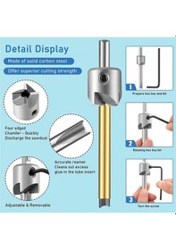 Resim 13 Parça Kalem Burçlu Değirmen Giyotin Seti 7mm 8mm 3/8 Inç 10mm Kesici Miller Ağaç İşleme Kalem Seti 
