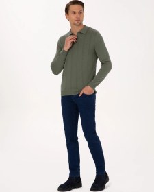 Resim Pierre Cardin Erkek Petrol Pantolon Jean 50317288-vr102 Petrol 