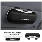 Resim Dashanshop Alman Üç Renkli Siyah Tam Kapalı Katlanır Gözlük Kılıfı Toz Geçirmez Güneşlik Aksesuarı 