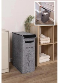 Resim Fullamoda Keçe Çamaşır Sepeti 23MZCC7449202312_Antrasit 