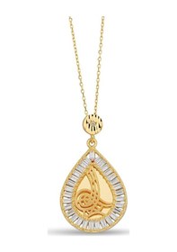 Resim Çgk Çiğdem Gürel Kuyumculuk 14 Ayar Tuğra Altın Kolye Gold 
