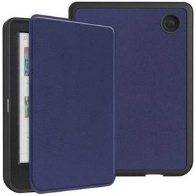 Resim Fastbuy Kobo Clara Color 2024 Bw Caster İçin Deri Kılıf Kapaklı Kılıf Kapaklı Kılıf 