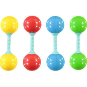 Resim 4108 Halter Çıngırak - Dumbell / 4112 Renkli Çok Renkli 