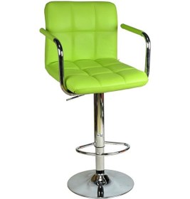Resim Bürocci Carla Bar Taburesi-Yeşil-9503Q0110 Çok Renkli 