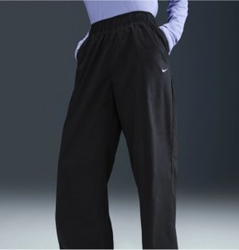 Resim Nike Chill Poplin HR OH Pant Kadın ince yazlık pamuklu Siyah pantolon 