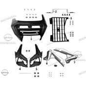 Resim Mondial Rx1 Enduro Ön Panel Havalandırma Izgarası Siyah Orj (503247321) 