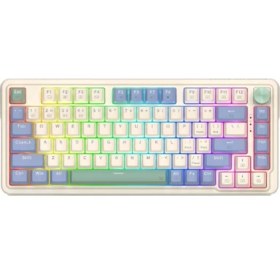 Resim REDRAGON UCAL PRO K673CPG-RGB-PRO Beyaz Kablosuz Klavye 