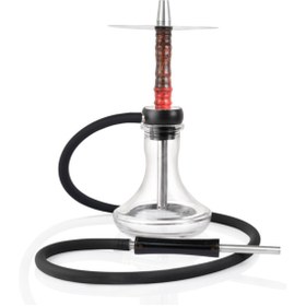 Resim Muvo Shisha Mv503 Epoxy Kırmızı Çelik Nargile Takımı 