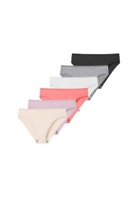 Resim Likralı 6'lı Kutu Premium Slip Külot Laura G-006 B Resimdeki Renk 