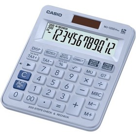 Resim Casio Mj-120dplus-lbwadpw Hesap Makinesi Desktop Gri - Siyah 