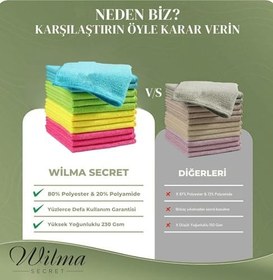 Resim Mikrofiber Temizlik Bezi Pro Pembe 40X40 cm - 5 ADET - 250 GSM - Cam Bezi - Mutfak Bezi 