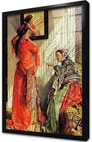 Resim Kapalı Gossip Kahire Çerçeveli Cam Tablo 20x30 cm CB21225 