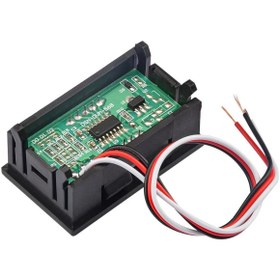 Resim TLS Robotik 0.56 Inç 0-30v 3 Kablolu Led Dijital Mavi Göstergeli Voltmetre 