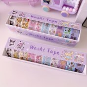 Resim Sanrio Kuromi, My Melody ve Cinnamoroll Tasarımlı Bant Seti - Günlük Yazımı ve El İşi İçin 