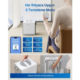 Resim Ecovacs Taşınabilir Bataryalı Akıllı Cam Silme Robotu Üçlü Sprey Teknolojili Düşme Önleyici Sensörlü Çerçevesiz Cam Uyumlu Sessiz Temizlik Makinesi 