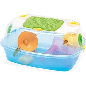 Resim Imac - 491 - Yo-yo Plus Plastik Hamster Kafesi - Ilkestor - Mavi 54x39x27cm 
