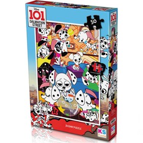 Resim Nessiworld KS 101 Dalmatian 50 Parça Puzzle 