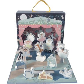 Resim FLOSS & ROCK Ahşap Figürlü Oyun Kutuları / Enchanted 