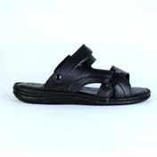 Resim Moda Ayakkabı 01142 Siyah %100 Deri Yazlık Günlük Erkek Terlik 001 