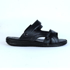 Resim Moda Ayakkabı 01142 Siyah %100 Deri Yazlık Günlük Erkek Terlik 001 
