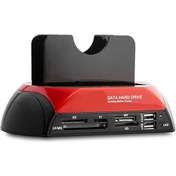 Resim Boblov Harici USB 2.0 2.5- 3.5 Ide+Sata HDD + Kart Okuyucu Docking 