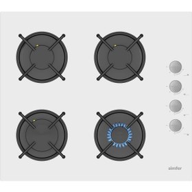Resim Simfer SB8216 - T3507 - SD8739 Airfry Beyaz 3'lü Ankastre Set 