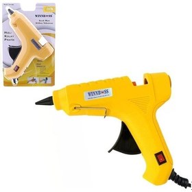 Resim 100w Sıcak Silikon Tabancası Anahtarlı + 10 Adet Silikom Mum - Yüksek Kalite Performans 