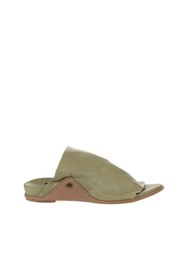Resim Bueno Shoes Haki Deri Kadın Düz Terlik 01wu7602 