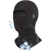 Resim Motosiklet Balaclava: Hafif ve Rahat Yaz Baş Kapağı Sürücüleri için - Elle Yıkama veya Kuru Temizleme, Örgü Kumaş, Polyester Malzeme 