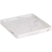 Resim System Beyaz Mermer Tepsi (BA2032 037 R3) 