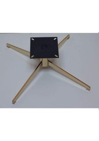 Resim Kamusalmarket Lazer Kesim Berjer Ayağı Gold Kaplama 