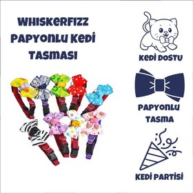 Resim WhiskerFizz Papyonlu Kedi Tasması 