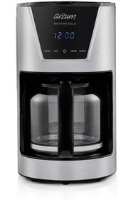 Resim Arzum Ar3081 Brewtime Delux Filtre Kahve Makinesi, Inox, 19x33x25 Cm 