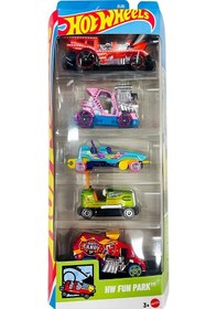 Resim Hw 5 Lı Araba Setı Hw Funpark Jbj88 Çok Renkli 