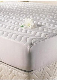 Resim Taç Alez Kapitoneli Fitted Lastikli Battal Xl 180X200 (157721685) Beyaz 