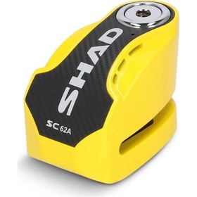 Resim Shad Alarmlı Disk Kilidi Sc62a Sarı 10mm C0s6203a Disk Kilidi 