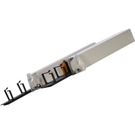 Resim Kastap 1U 19'' kancalı yatay metal organizer, kablo düzenleyici 